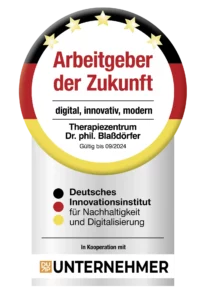 Siegel "Arbeitgeber der Zukunft" vom Deutschen Innovationsinstitut für Nachhaltigkeit und Digitalisierung